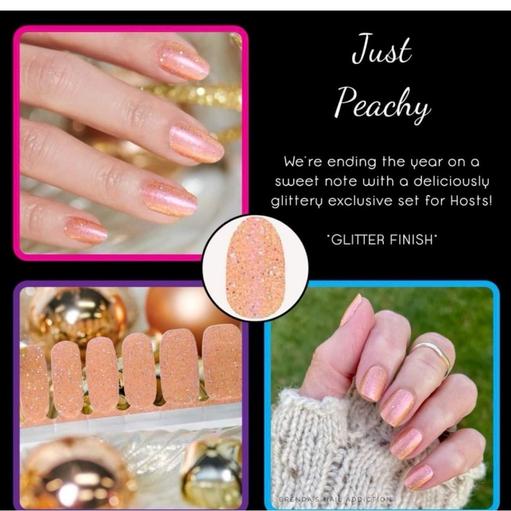 New in package Color Street nail polish strips Just Peachy